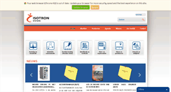 Desktop Screenshot of isotron.eu